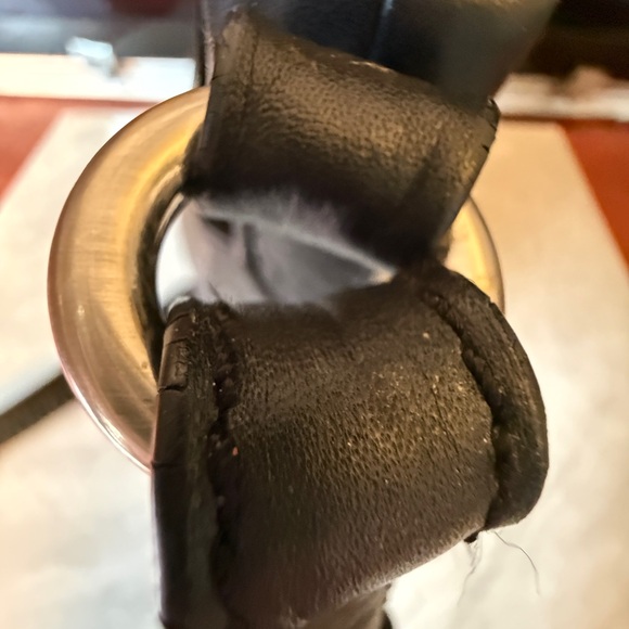 VTG Cole Haan Black Pebble Leather Elegant Crossbody Bag - Picture 9 of 14